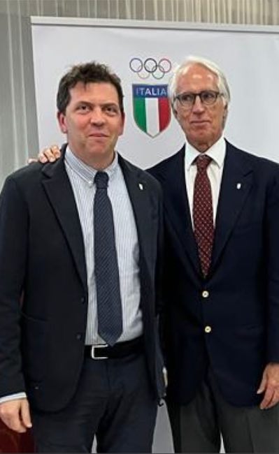 masssimiliano milozzo e giovanni malagò