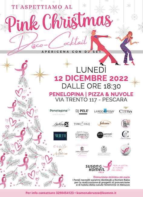 pink christmas disco cocktail