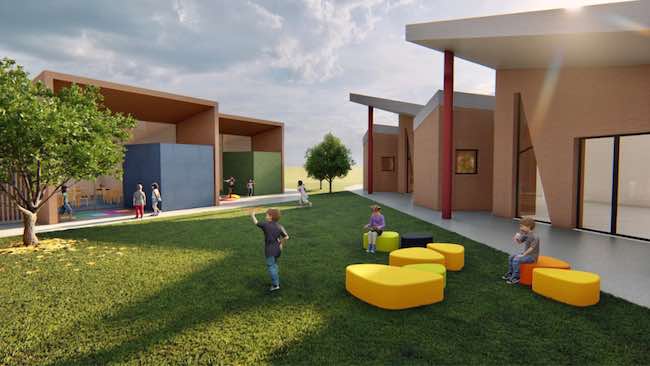 progetto ampliamento scuola villa raspa