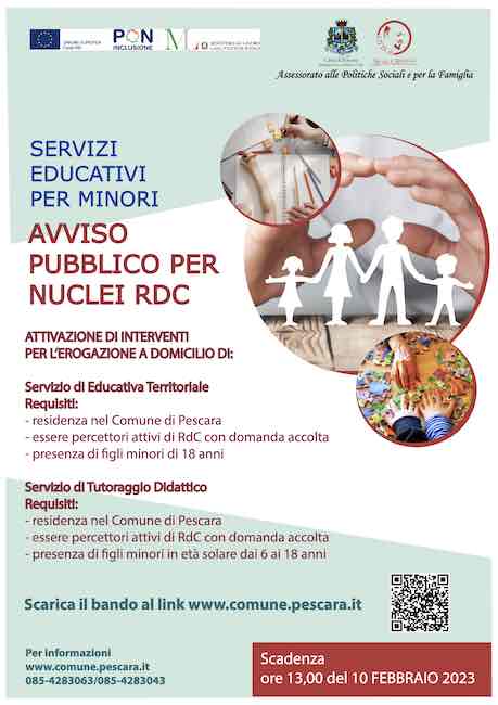 avviso pubblico nuclei rdc