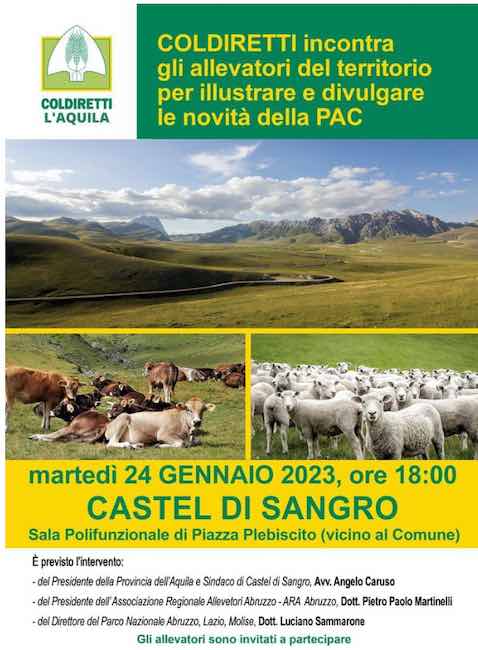 incontro coldiretti 24 gennaio 2023