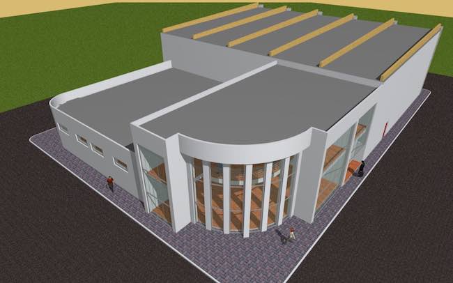 rendering nuova palestra pantini pudente vasto