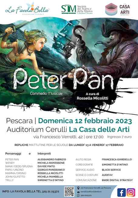 peter pan pescara 12 febbraio 2023