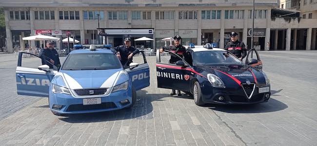 polizia carabinieri pescara