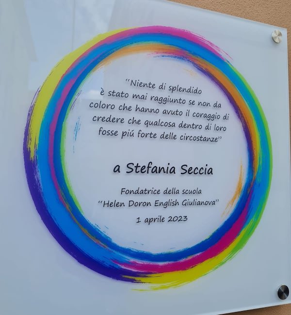 targa stefania seccia