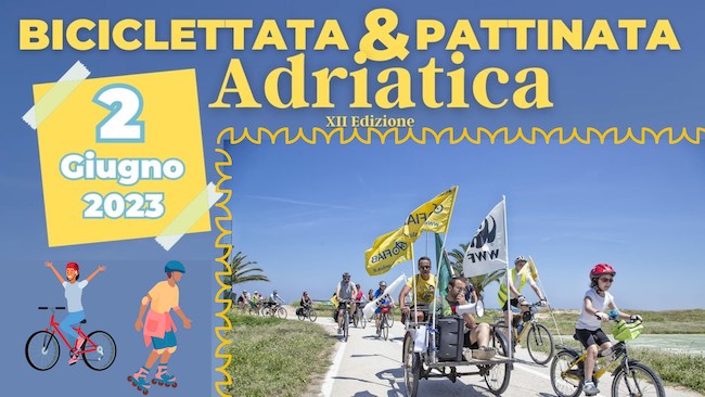 biciclettata pattinata adriatica 2 giugno 2023
