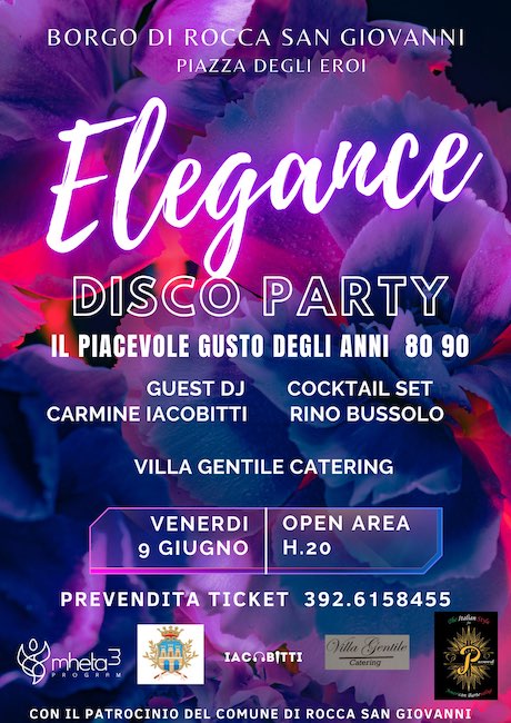 elegance disco party