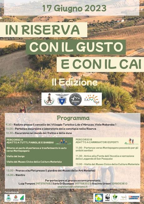 in riserva con il gusto cai