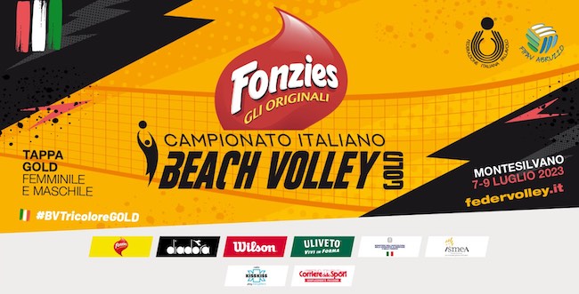 seconda tappa Gold del Campionato Italiano Assoluto Fonzies 2023 di beach volley