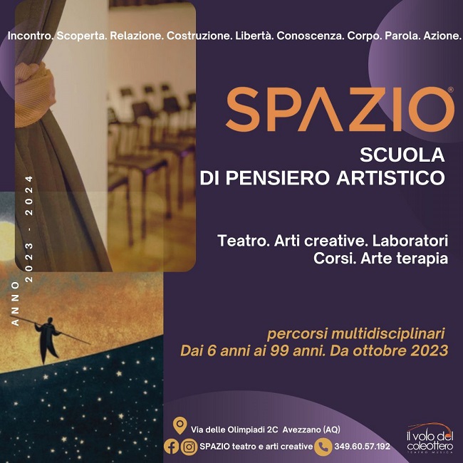 Scuola di Pensiero Artistico 2023-2024_Locandina
