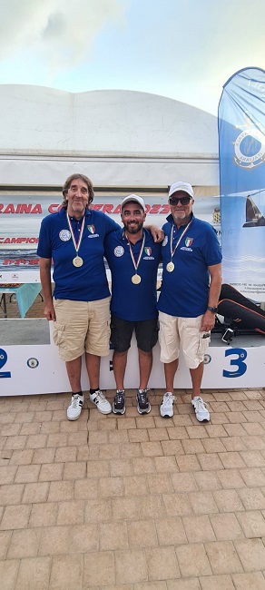 i tre vincitori pescaresi - traina costiera