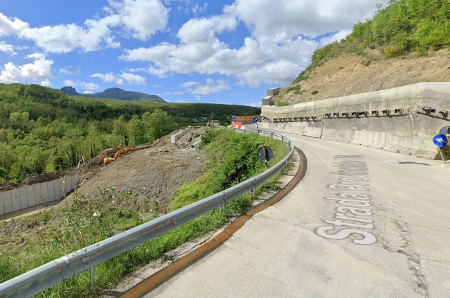 quadri sp164 area interessata da lavori