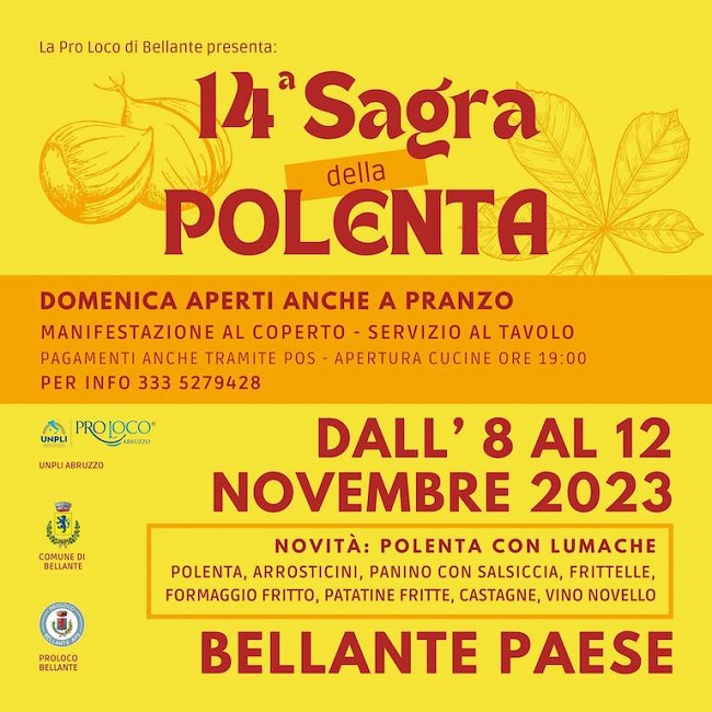 sagra polenta Bellante