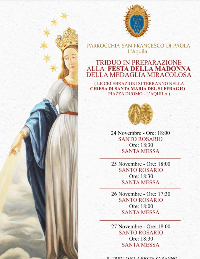 Festa della Madonna della Medaglia miracolosa