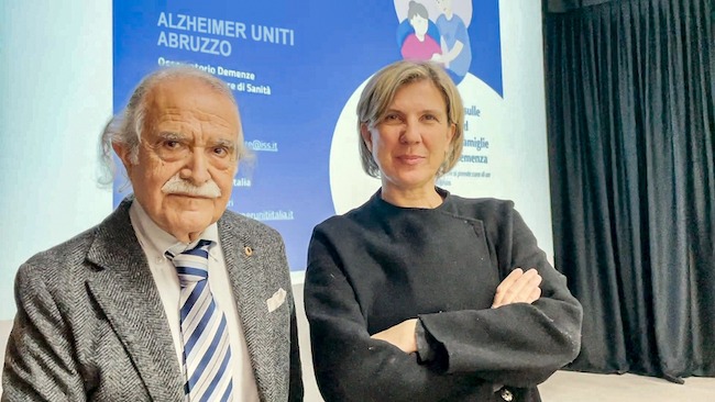 Carlo D'Angelo e la Dott.ssa Maria Cristina Lupinetti