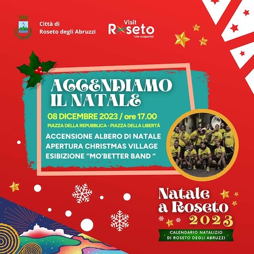 accendiamo il natale Roseto