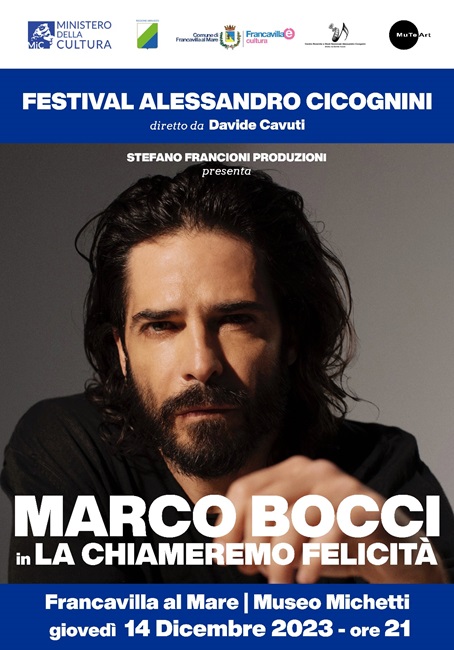 locandina MARCO BOCCI al Festival Cicognini 2023