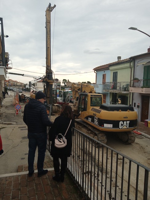 lavori centro storico spoltore