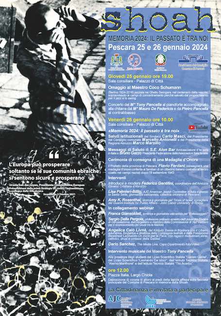 shoah pescara 25-26 gennaio 2024
