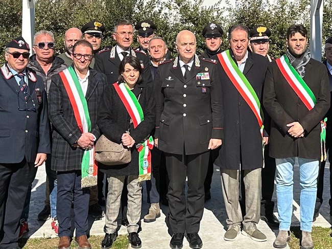 Visita Comandante Carabinieri a Fossacesia