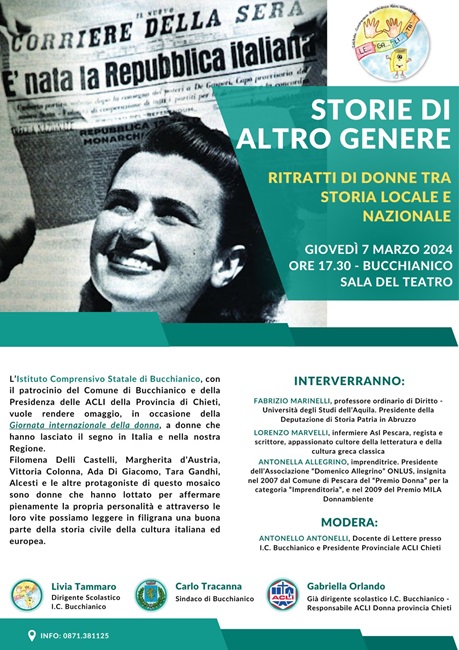 Storie di altro genere 7 marzo