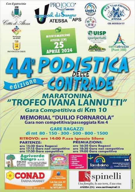 44 podistica delle contrade