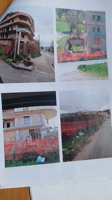 Foto lettera abitanti via PErtini Sanbuco