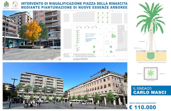 piazza della rinascita intervento riqualificazione