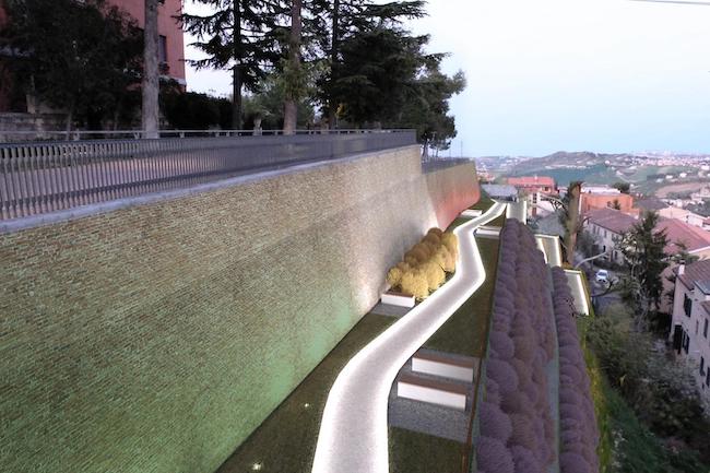 risalita giardino comunale città sant'angelo