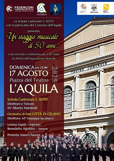 schola cantorum 50 anniversario concerto