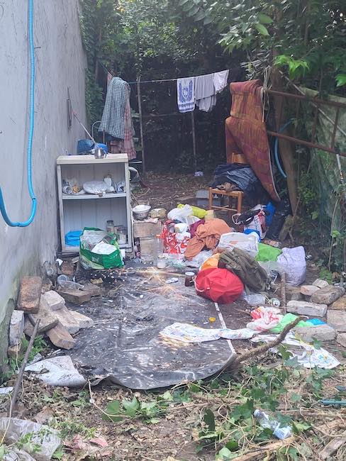 intervento anti bivacco