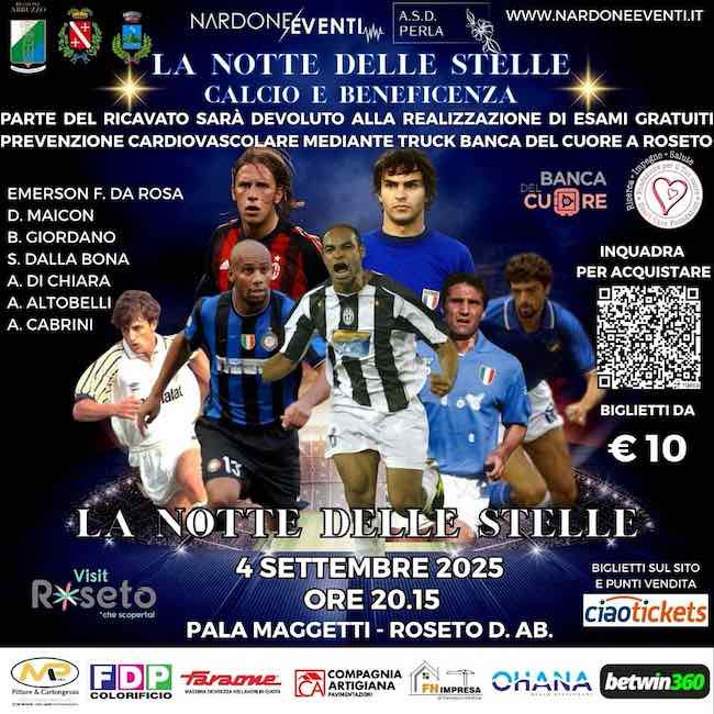 la notte delle stelle roseto 2025