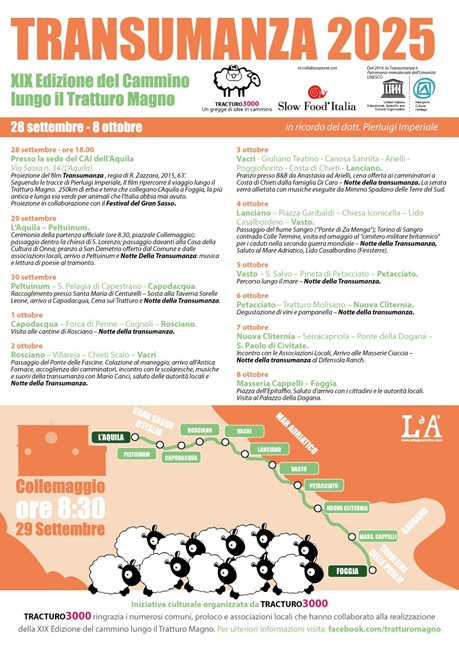 Cammino della Transumanza 2025