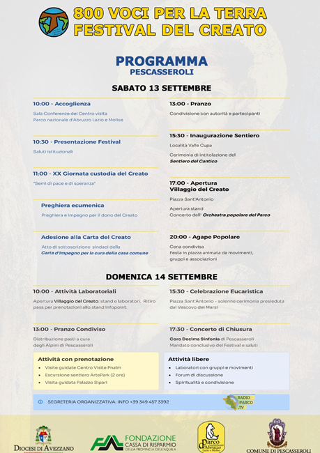 800 voci per la terra