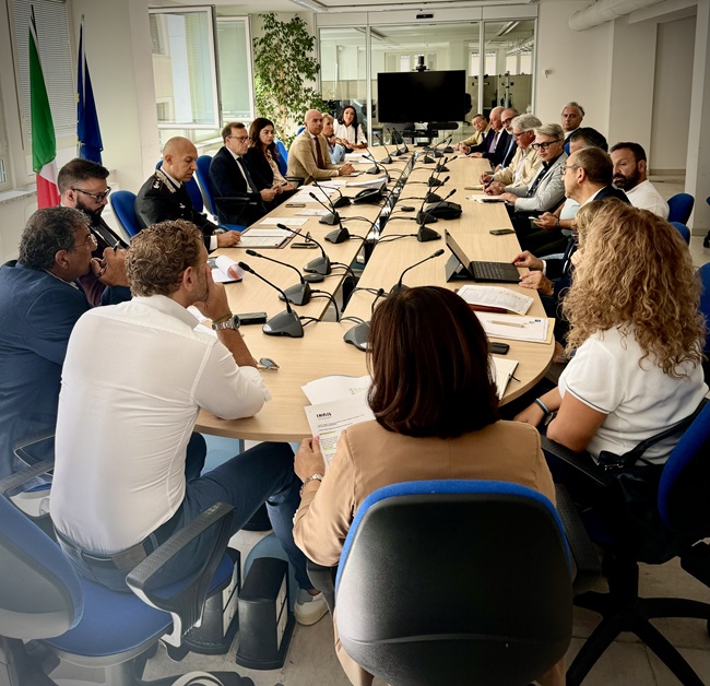 Riunione Prefettura L'Aquila