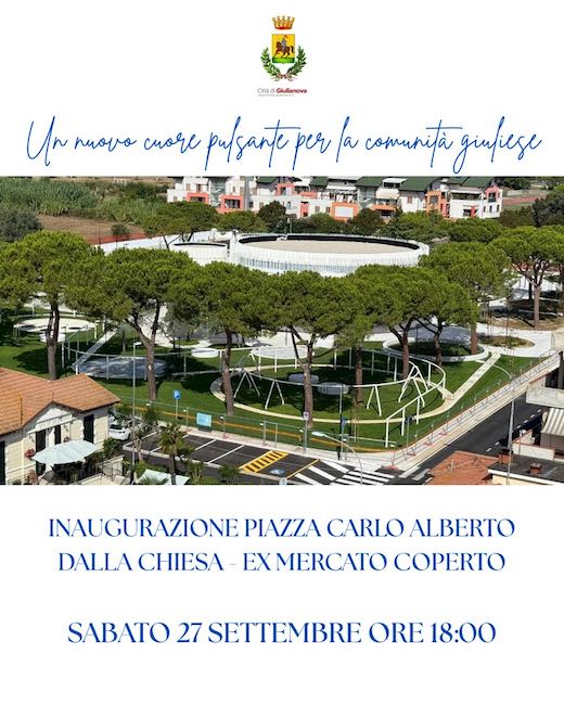 inaugurazione piazza carlo alberto