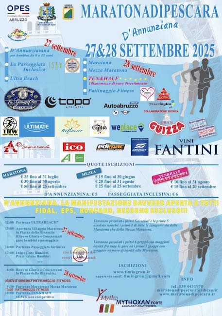maratona di pescara 2025