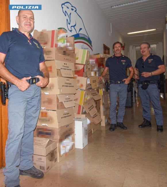 merce rubata recuperata