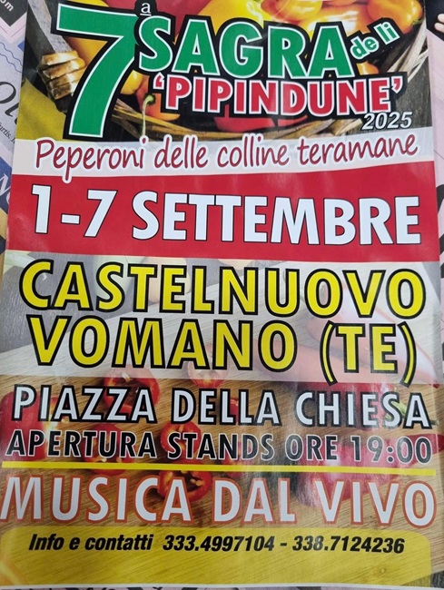 agra pipindune castelnuovo vomano 2025