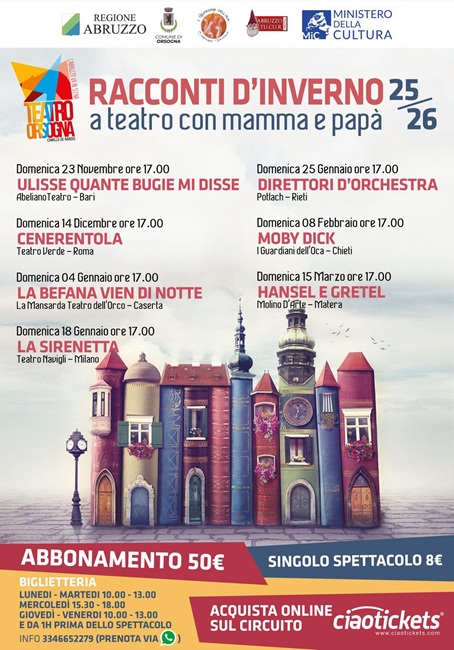 Teatro Ragazzi Orsogna 2025-2026