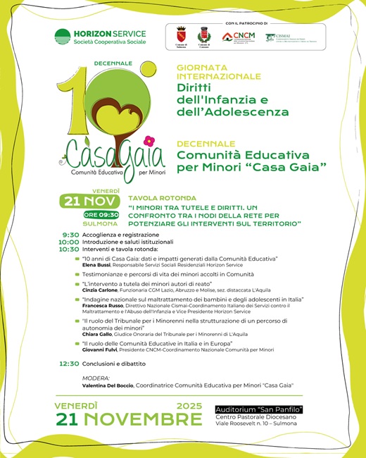 tavola rotonda Sulmona