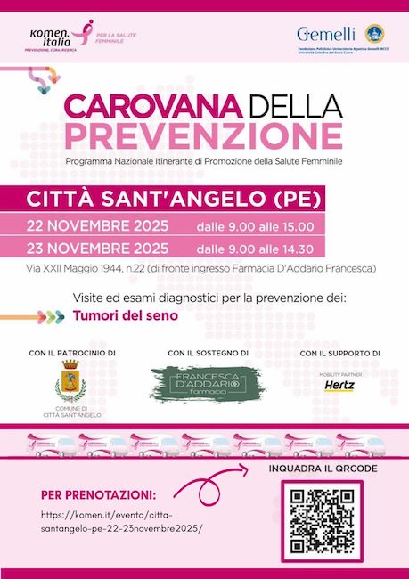 carovana prevenzione csa 22-23 novembre 2025