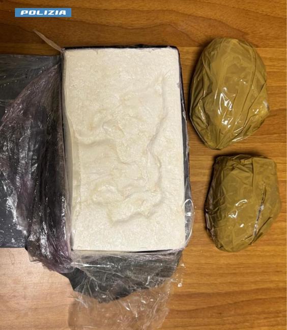 cocaina sequestrata 20 novembre 2025