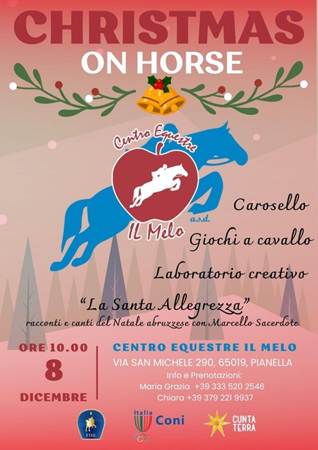 christmas on horse