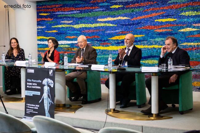 conferenza inaugurazione mostra pancella