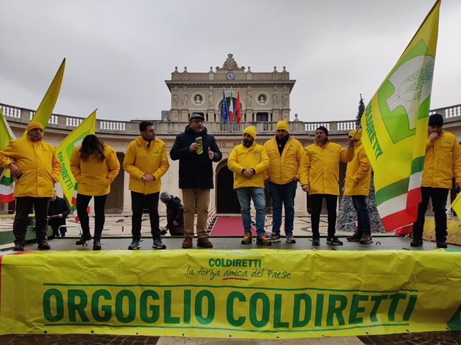 manifestazione l'aquila coldiretti