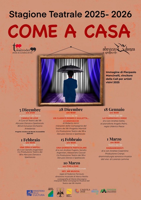 stagione 2025-2026 Teatro dei 99