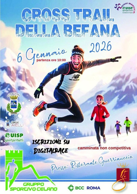 Cross Trail della Befana 06012026 locandina