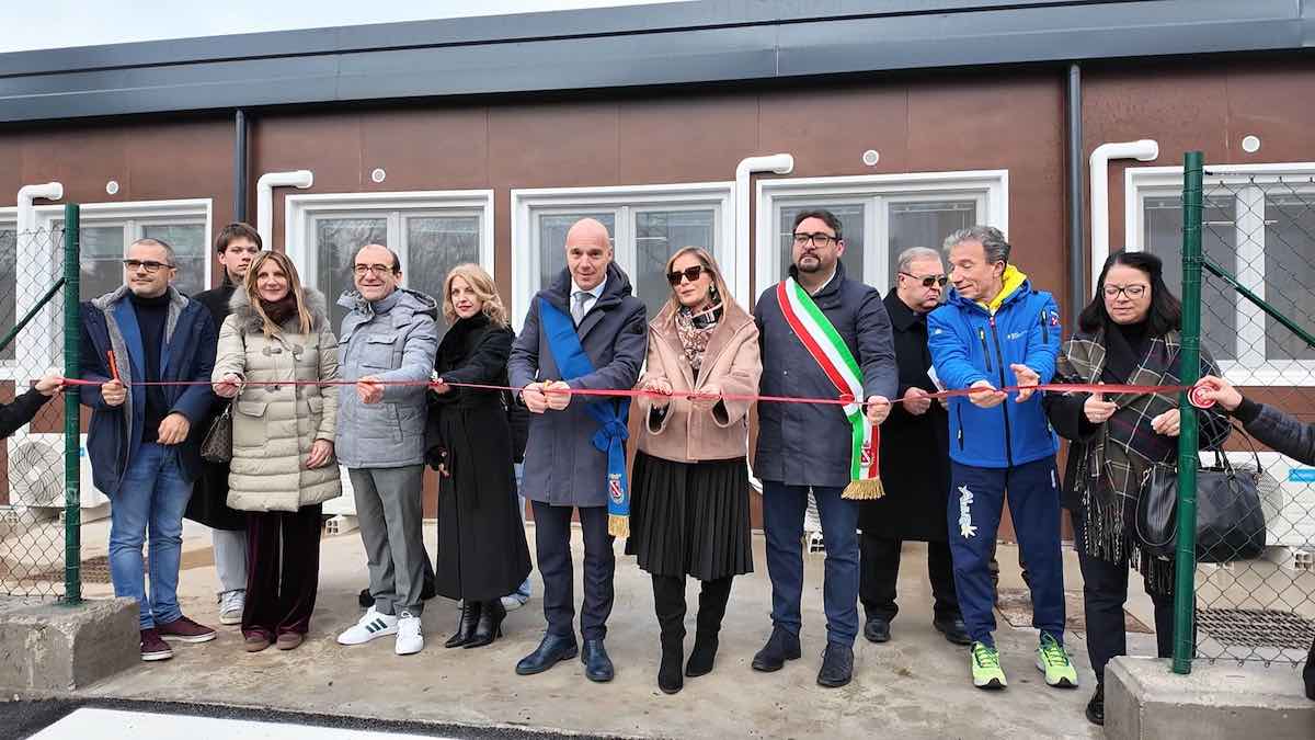 inaugurato modulo polo scolastico cona