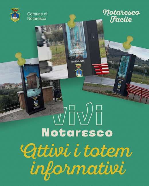 totem informativi notaresco